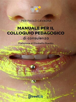 cover image of Manuale per il colloquio pedagogico di consulenza